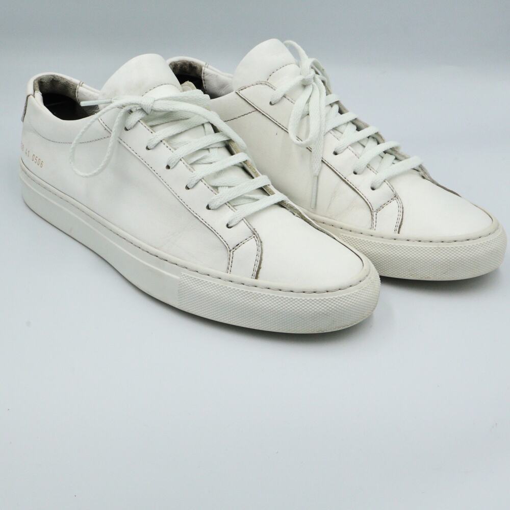 Common Projects Original Achilles Low White Leather Sneakers Men’s EU 41 US 8